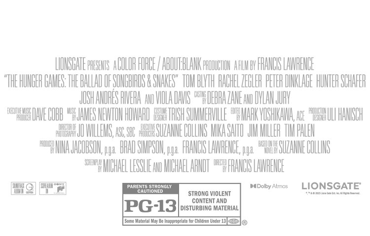 Hunger Games - La Cacophonique Ballade du serpent et de l'oiseau chanteur -  Daily Movies